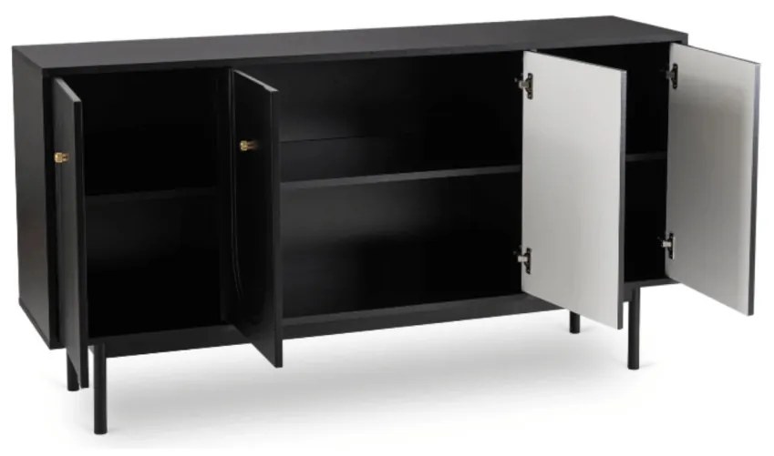 Komoda MARLEN 155 cm Czarna