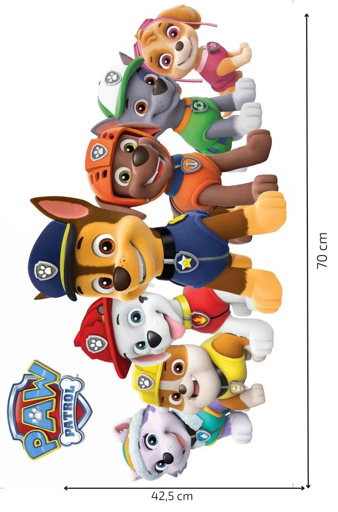 Falmatrica "PAW Patrol 3" 70x42,5 cm