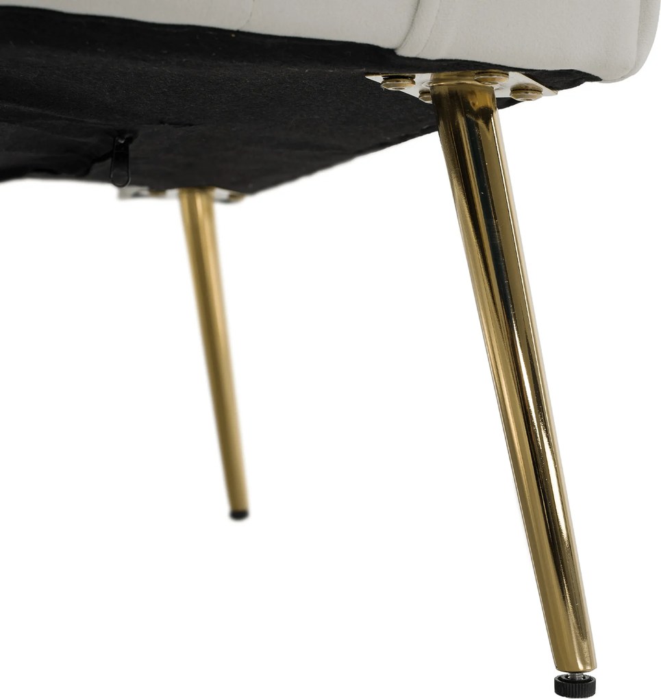 Relaxfotel, bézs Velvet szövet, BARET