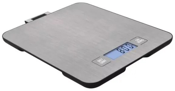 Digitális konyhai mérleg 2xAAA ezüst