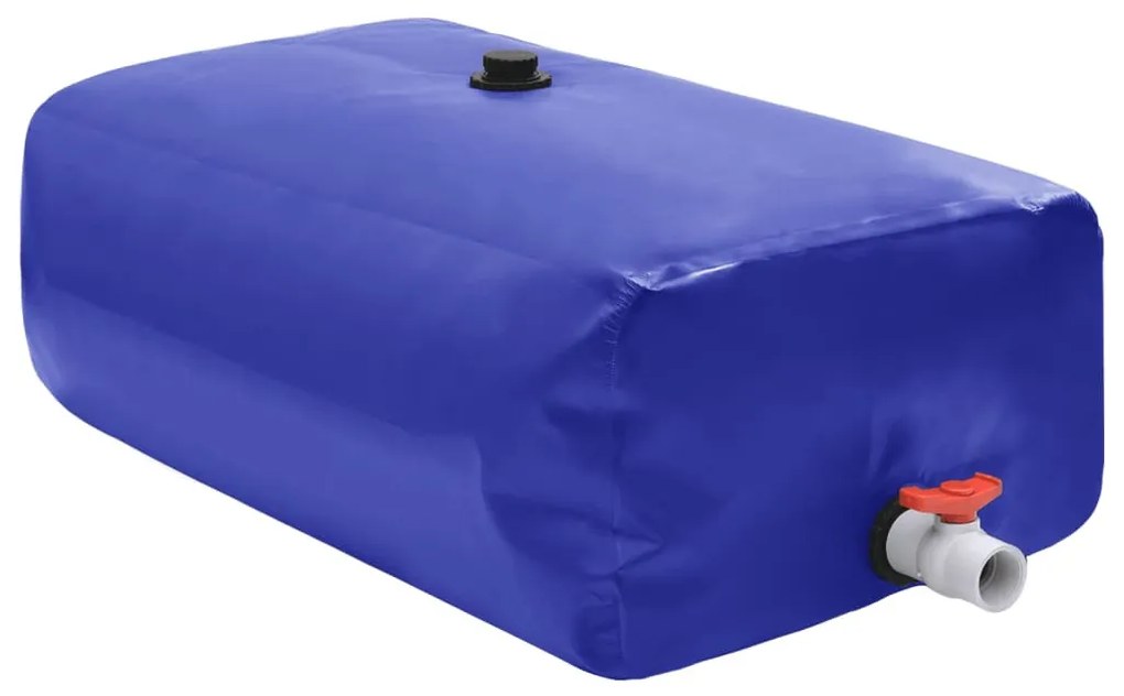 összecsukható PVC víztartály csappal 500 L