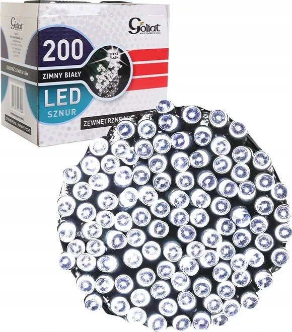 Karácsonyfa lámpák 200 led kültéri flash dekoráció