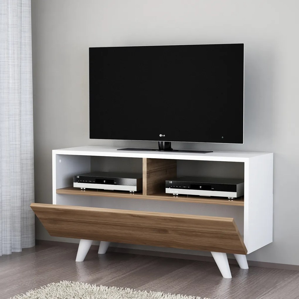 TV asztal Novella White