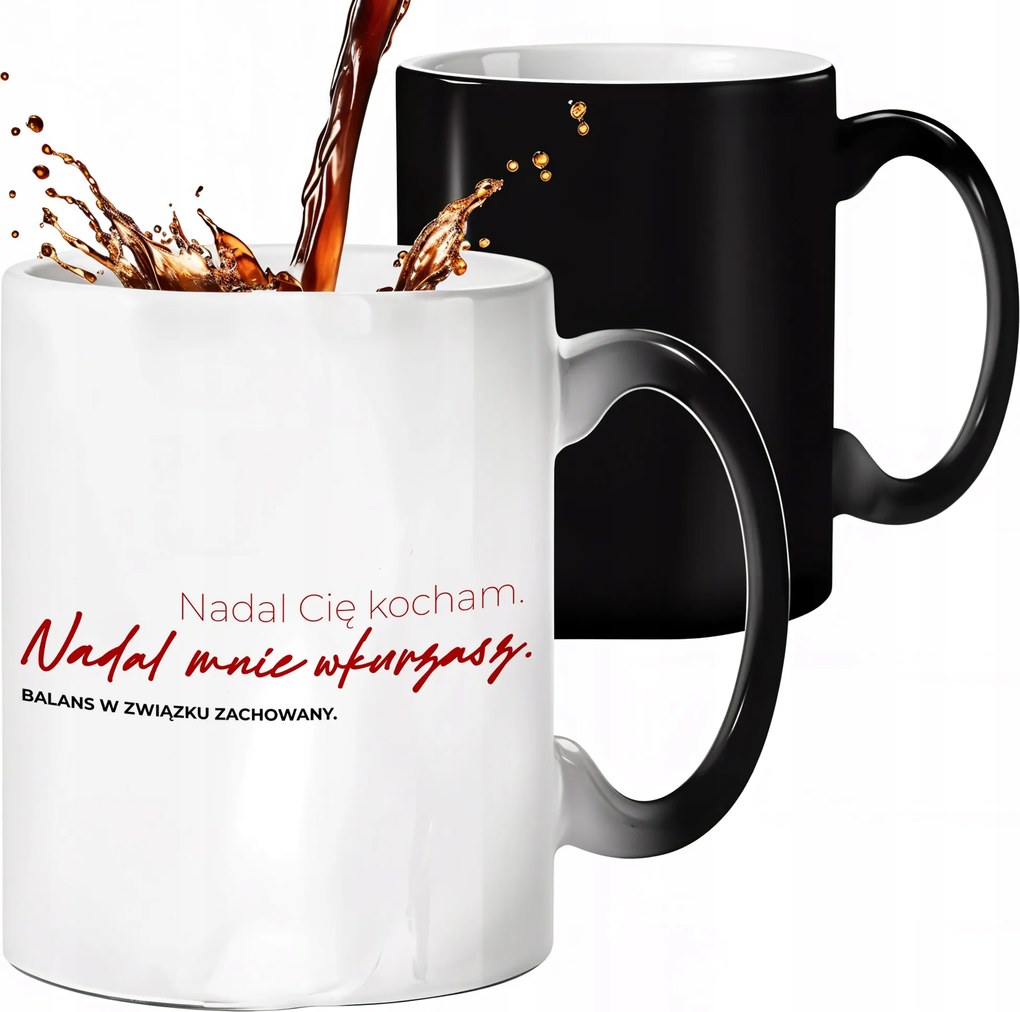 Mágikus Bögre Fekete Matt Még Mindig Szeretlek Még Mindig Idegesítesz Ajándék