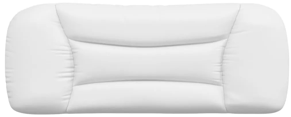 fehér műbőr fejtámla párna Hvar 100 cm