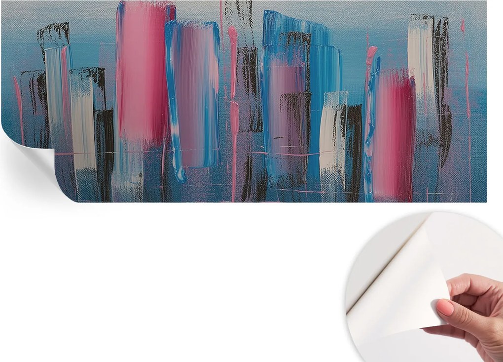 Dekoratív öntapadós fotótapéta Hálószobába Absztrakt csíkok 250x104