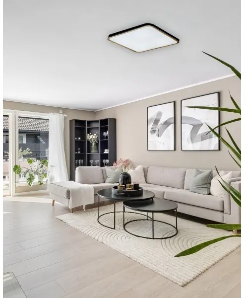 LED Dimmelhető mennyezeti lámpa UNA LED/60W/230V 2700-6500K + távirányító