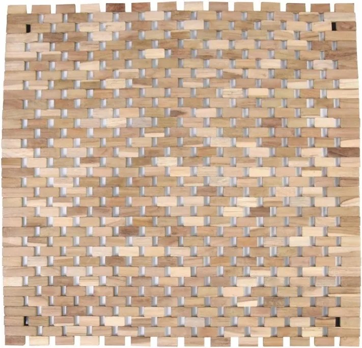 Csúszásgátló szőnyeg teak natúr 50 x 48,5 cm