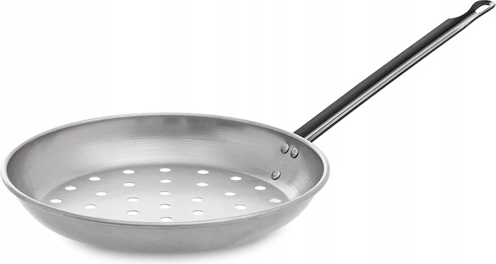 Gesztenye sütő serpenyő Vaello polírozott acél 28 cm