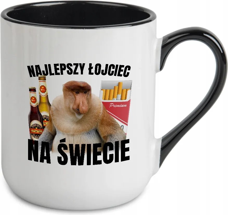 Caffe Bögre 300ml Belső Fekete Ajándék Karácsonyra Legjobb Fejes Minták