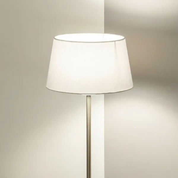 Brilagi - LED állólámpa CERIA 1xE27/40W/230V átm. 30 cm fehér/matt króm