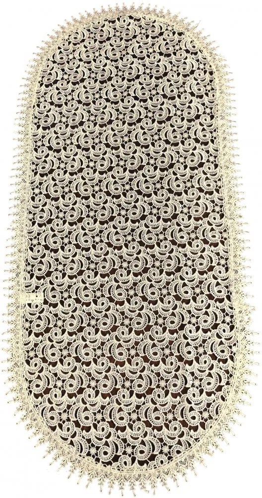 Univerzális bézs csipke terítő Szélesség: 90 cm | Hosszúság: 150 cm