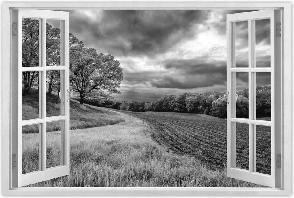 Poszterek 90x60 Fekete-fehér doboz