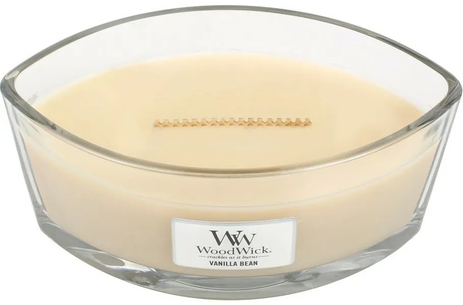 WoodWick Illatosító gyertya hajó Vanilla Bean, 453g