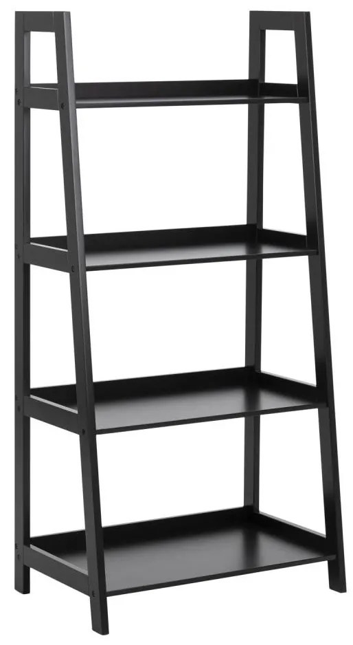 DAMON fekete könyvespolc