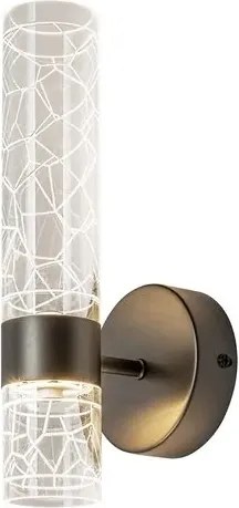 Rabalux onixo fali lámpa 8w 620lm ip20 acélszürke