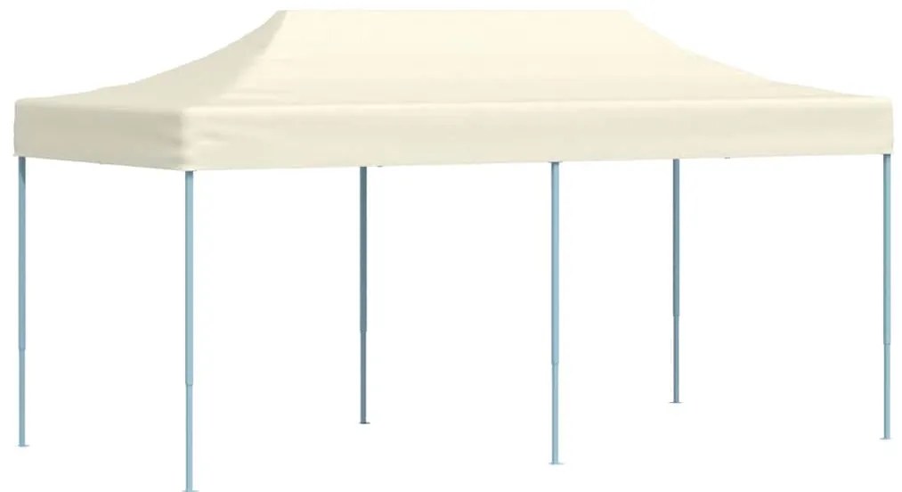 vidaXL összecsukható, felállítható sátor 3 x 6 m krémfehér