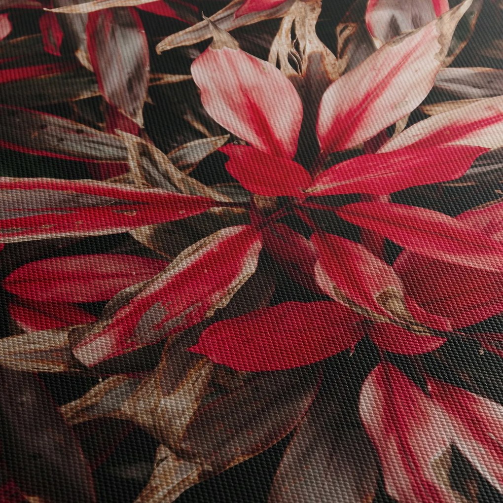 Piros szirmok képe (90x60 cm)