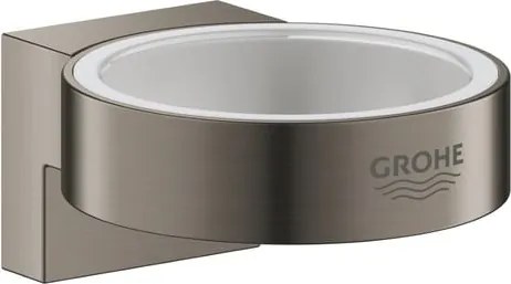 Grohe Selection pohártartó pohár nélküli csiszolt hard graphite 41027al0 G41027AL0