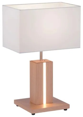 Leuchten Direkt 11421-78 - LED asztali lámpa AMANDA 1xE27/40W/230V + LED/5W