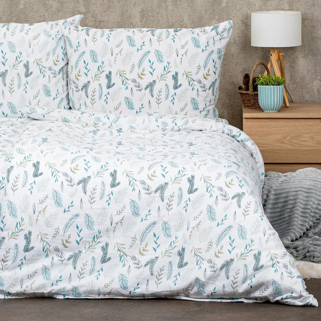 4Home Flanel ágynemű Pine, 160 x 200 cm, 70 x 80cm, 160 x 200 cm, 70 x 80 cm