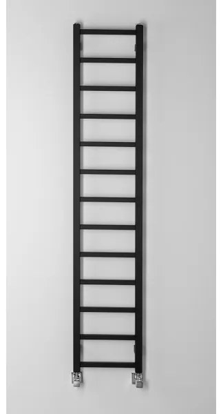 Sapho - Fürdőszobai radiátor METRO LIGHT 276W 30x150 cm matt fekete