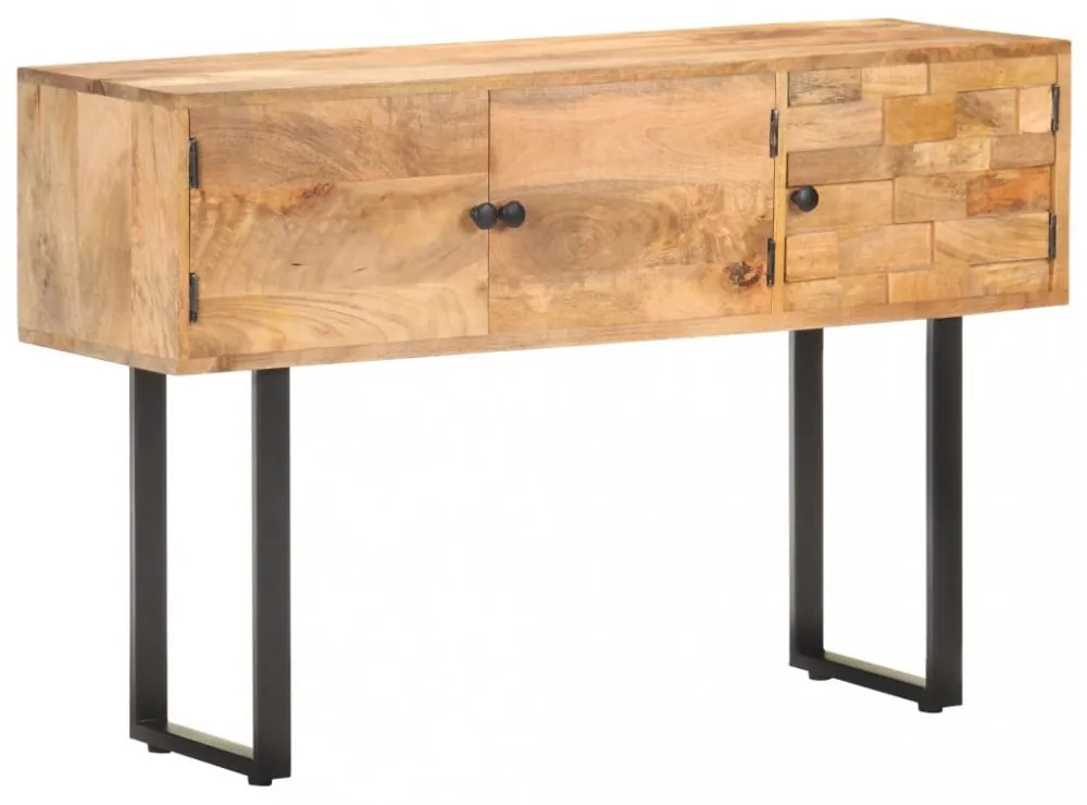 tömör mangófa tálalószekrény 116 x 35 x 75 cm