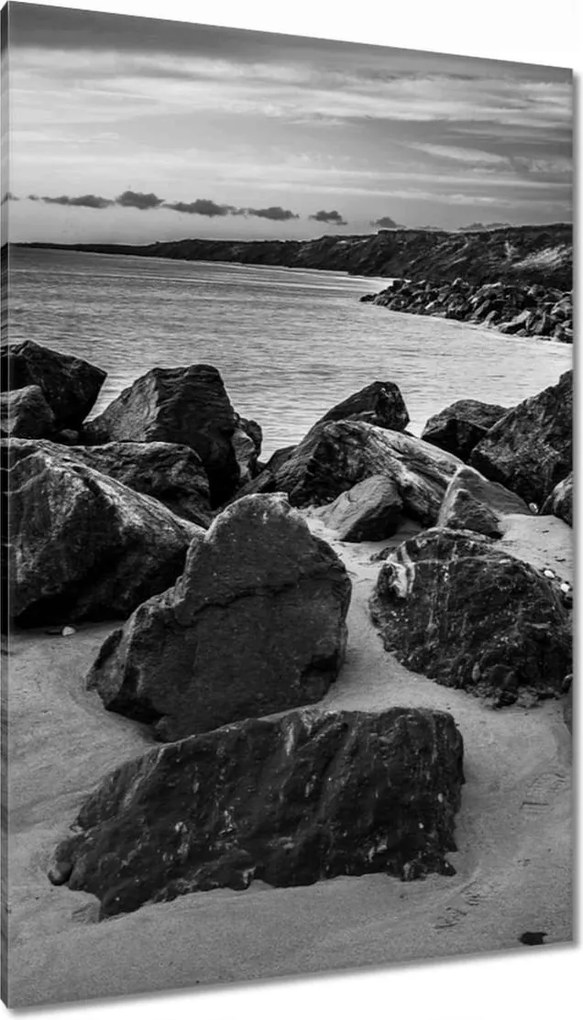 Vászonkép 80x120 Szikla a tengerparton