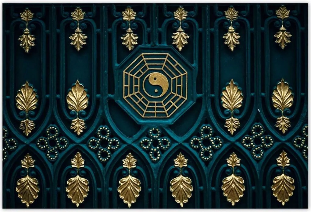 Poszterek 185x125 Absztrakt Arany harmónia