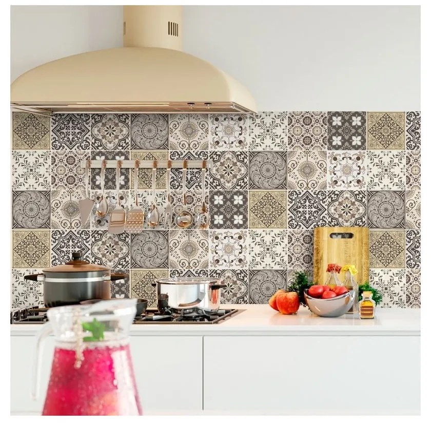 Ancône 9 db-os dekor falmatrica szett, 20 x 20 cm - Ambiance