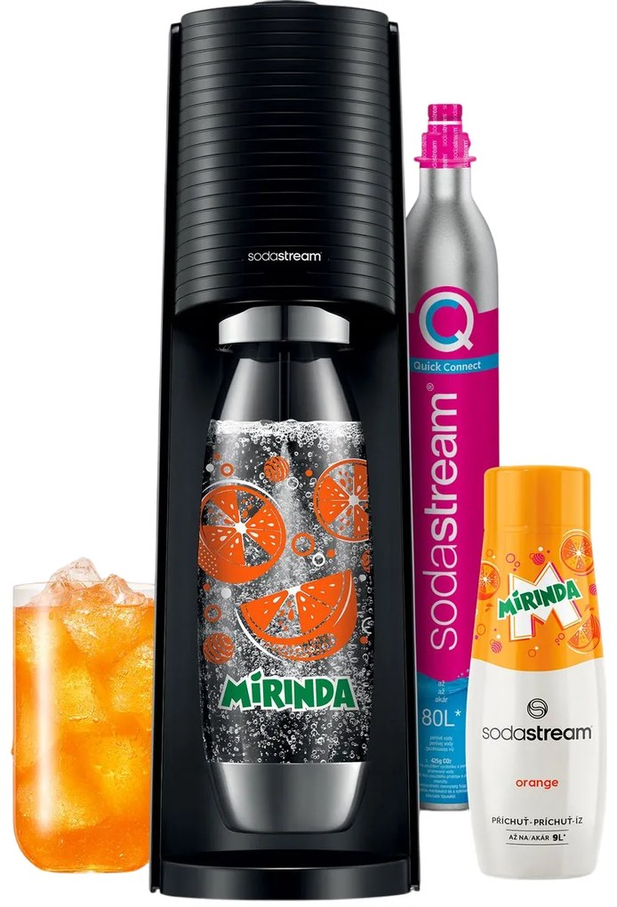 Sodastream Terra Black Mirinda MegaPack CQC