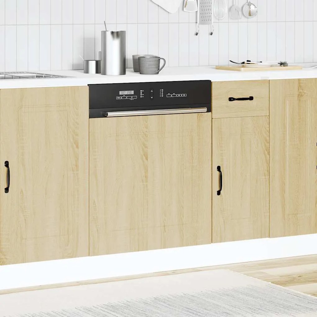 mosogatógép panel Kalmar sonoma tölgy 60x1,5x67 cm mérnöki fa