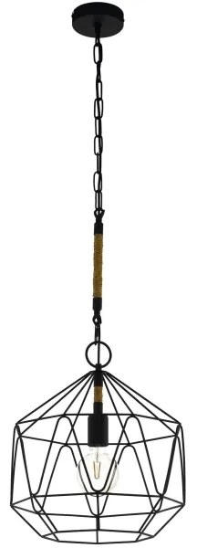 Eglo 43328 - Csillár zsinóron COTTINGHAM 1xE27/40W/230V