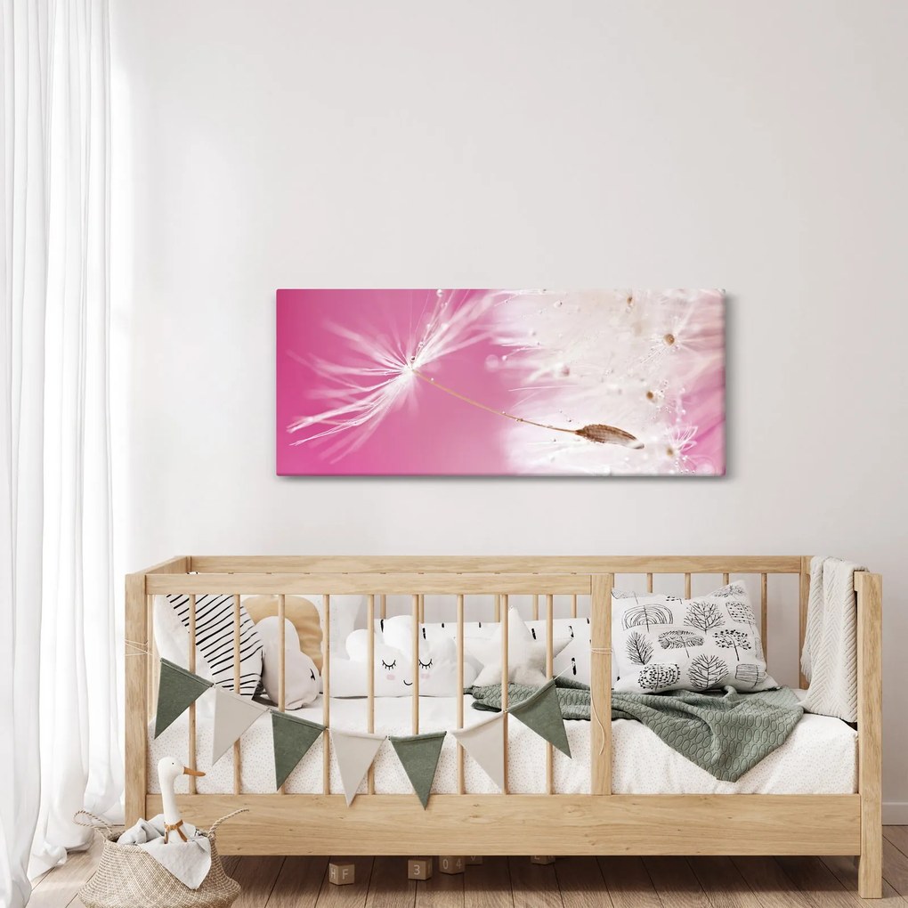 Kép - Makró virága (120x50 cm)