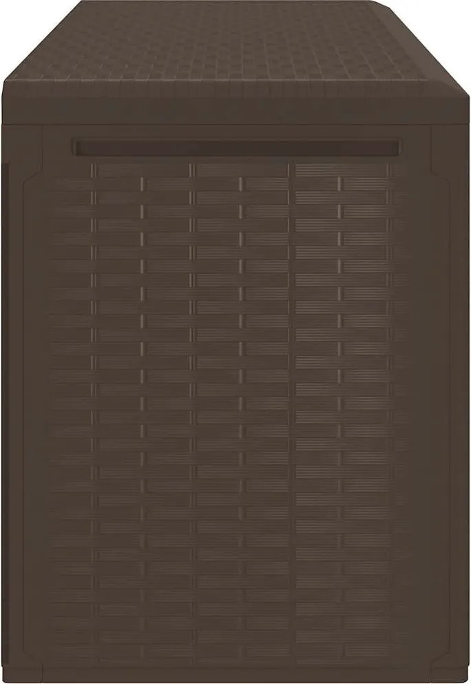 Barna Kerti Tárolóláda 114 X 47 X 60 Cm