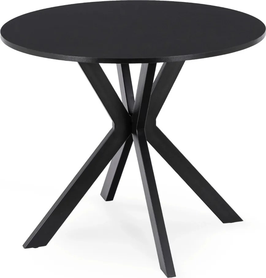 Étkezőasztal LAUREN 80 cm fekete