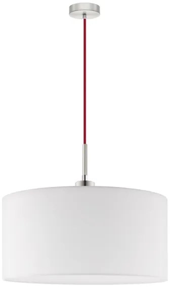 Eglo - LED TUNJA függeszték 1xE27/60W/230V fehér