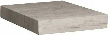 Öntapadós fali polc 23cm tölgy szürke