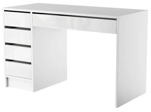 TARA íróasztal 120x75x55, fehér fényes