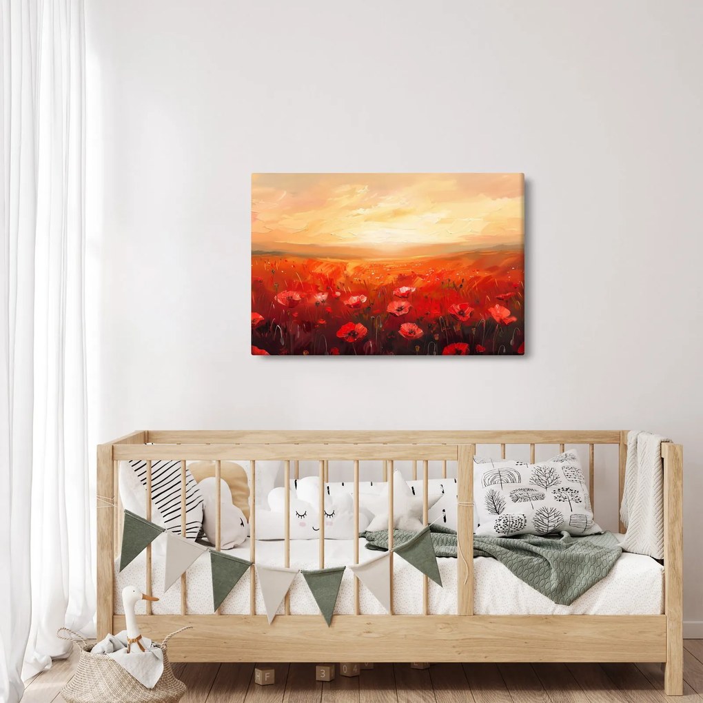 Kép - Mező pipacsok (90x60 cm)