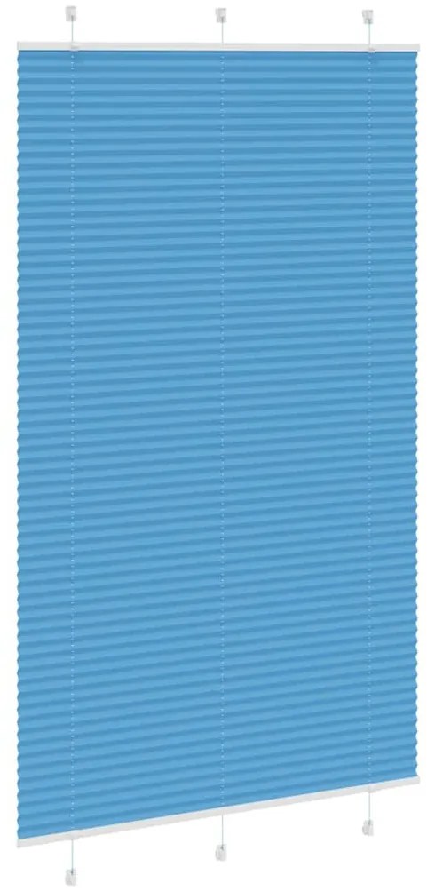 pliszírozott redőny kék 120x200 cm szövetszélesség 119,4 cm