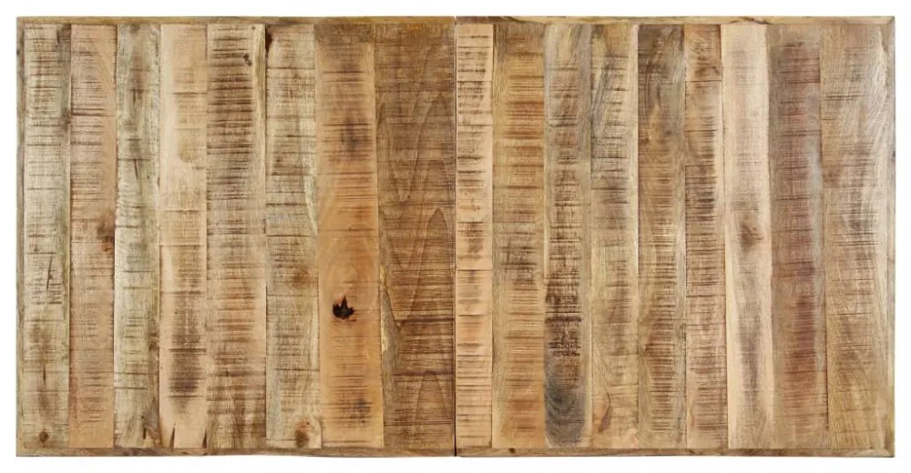 tömör nyers mangófa étkezőasztal 160 x 80 x 75 cm