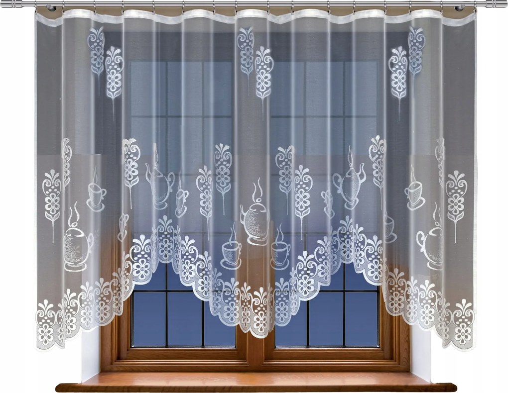 Jacquard mintás függöny 21464 300x140cm (szalaggal)