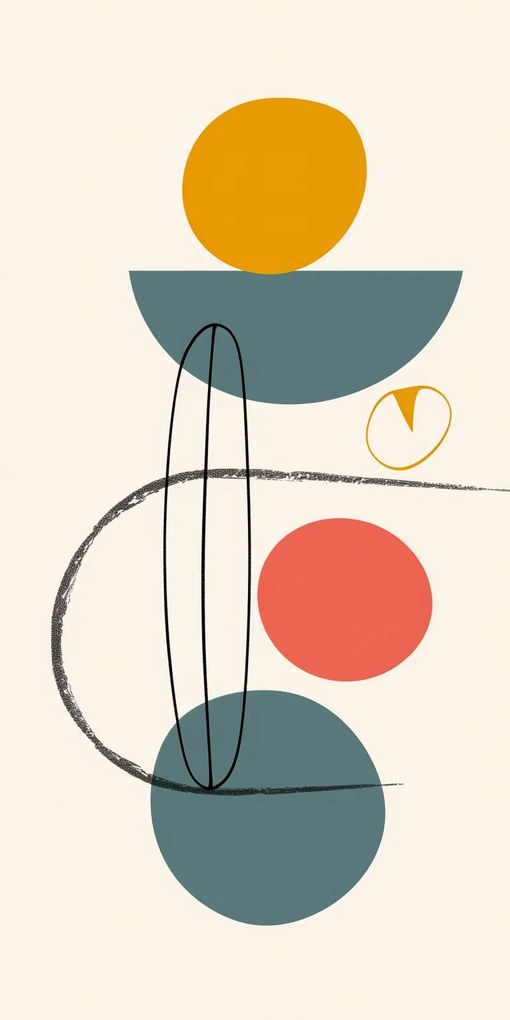 Poszter 50x100cm Egyenletes kompozíciók