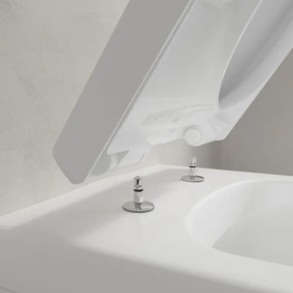 Villeroy & Boch 5684HR01 - Függesztett WC ülőkével ARCHITECTURA kerámia/fehér