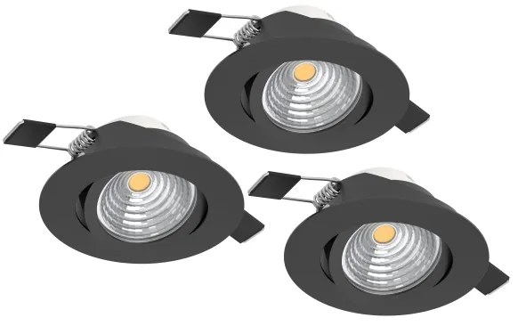 Eglo 900747 - KÉSZLET 3x LED Dimmelhető beépíthető lámpa SALICETO LED/6W/230V