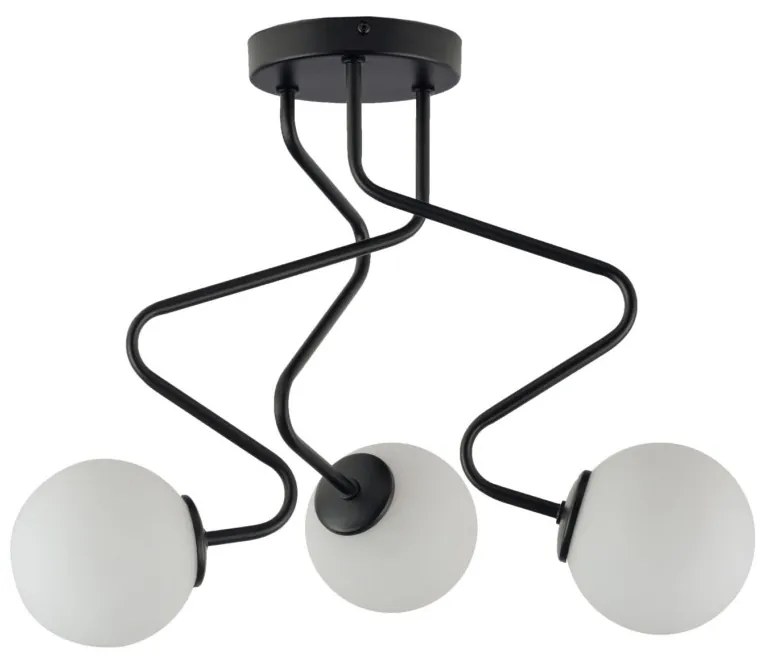 SIGMA LIGHTING 33293 ZIGZAG Mennyezeti Csillár Fehér, Fekete G9 IP20