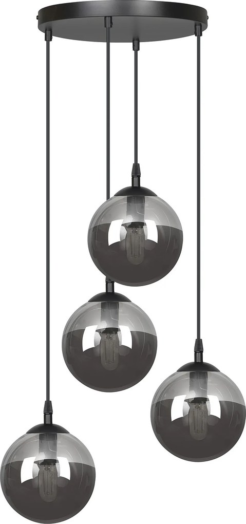 Emibig modern függeszték cosmo fekete grafit emi712/4prem