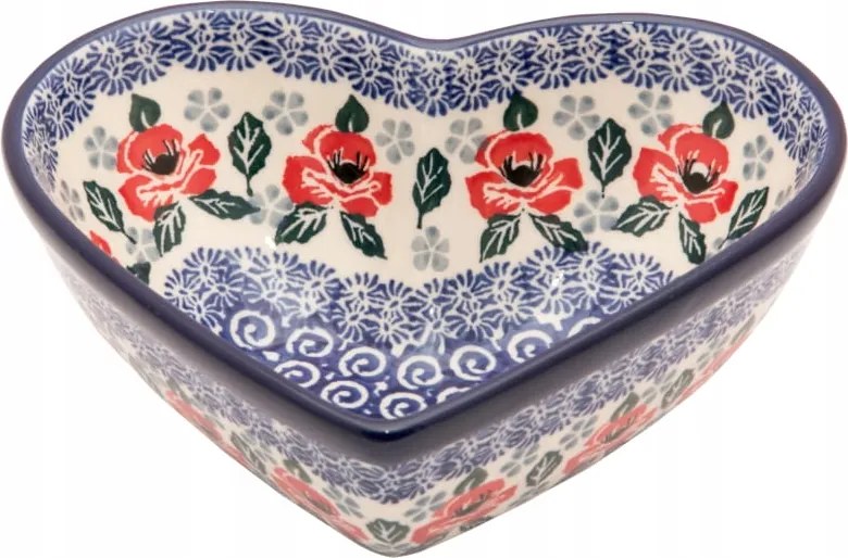 Tál Szív Tároló 17 cm Kerámia Boleszláv