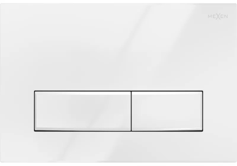 Mexen Fenix 09 öblítőgomb, fényes fehér - 600900